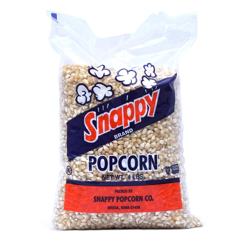 Snappy White Popcorn Kernels for Popping with Popcorn Machine, Air