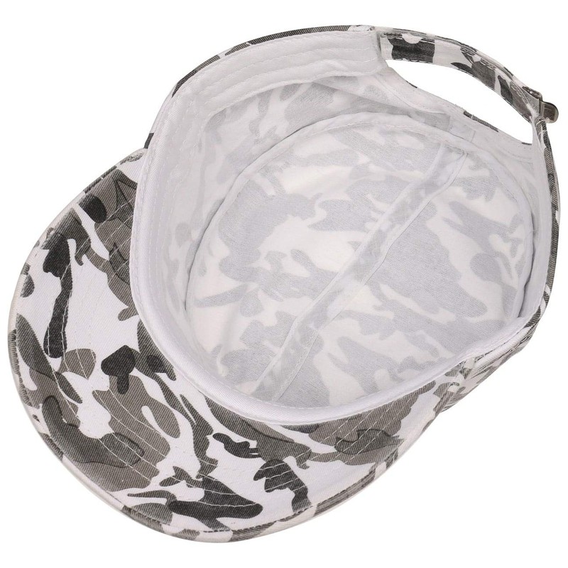 Army Camouflage Washed Cap urban cap army cap (One Size