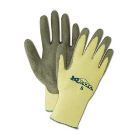 MAGID D-ROC ANSI A4 Para-Aramid & Lycra PU Coated Work Gloves, 12 Pairs, KEV8627