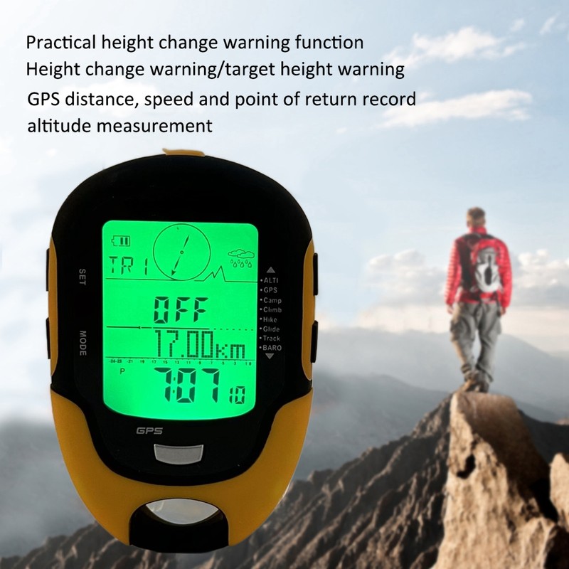 FR510 ABS IPX4 Waterproof Grade Outdoor Navigation Altitude Meter Temperature