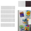 Lyaciomn 25 Pcs Magnetic Painting Canvas Panel Magnetic Mini Canvas
