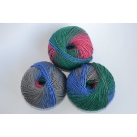 Beautiful Lola Merino Seta Degrade Yarn 80% Wool/20% Silk from Italy