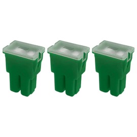 A.A Straight Female Terminal 40 Amp Fuse Replacement for PAL Auto Link, FLF Fuse Cartridge - Automotive Car Truck Audio RV (40A, 3 Pack)