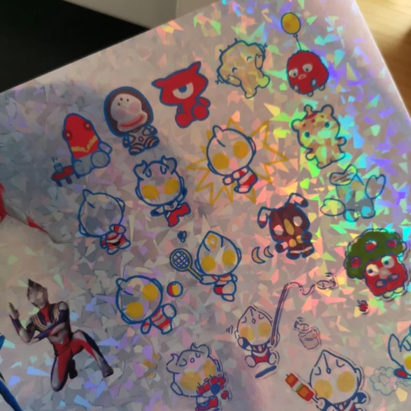 Wonninek 30 Sheets A4 Holographic Paper Sticker, Printable Waterproof Sticker