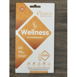 Vitamin Patch Wellness D3 Immunity Performance Bone Teeth Strength New Sealed