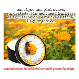 Crema Sebo De Res + Miel + Caléndula Tamaño Jumbo Efectiva Caléndula Y Miel Día/noche