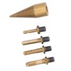 5Pcs Firewood Drill Bit 32mm Wood Log Splitter C45 Steel