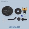 Airuida Shower Faucet Set,8 Inch Round Rainfall Shower Head,SUS304 Stainless