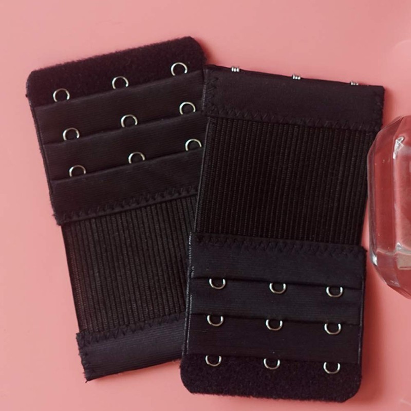 Yesmin Pack of 3 Bra Strap Extenders Extensions Elastic Extender