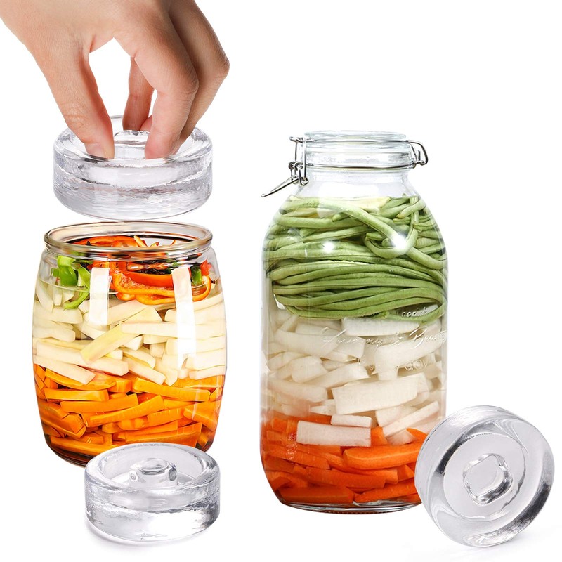 Yesland 9 Pack Fermentation Glass Weights with Easy Grip Handle,