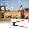 Grngven 10 Inches Hoof Nipper, Farrier Tool Hoof Trimmers Goat