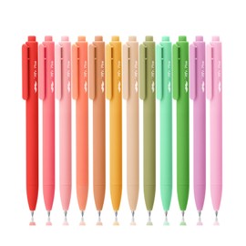 Mr. Pen- Retractable Gel Pens for Journaling, 12 Pack, Assorted Color Ink(Floral Meadow), Fast Dry, Colorful & Soft Grip Barrels, Smooth Writing, 0.5mm Fine Point Aesthetic Pens