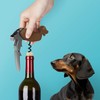 FAFAXOXO Buddy the Bordeaux Collie Black Dog Corkscrew, Professional Waiters