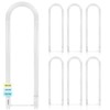 Luxrite U Bend LED Tube Light, T8 T12, 17.5W (32W
