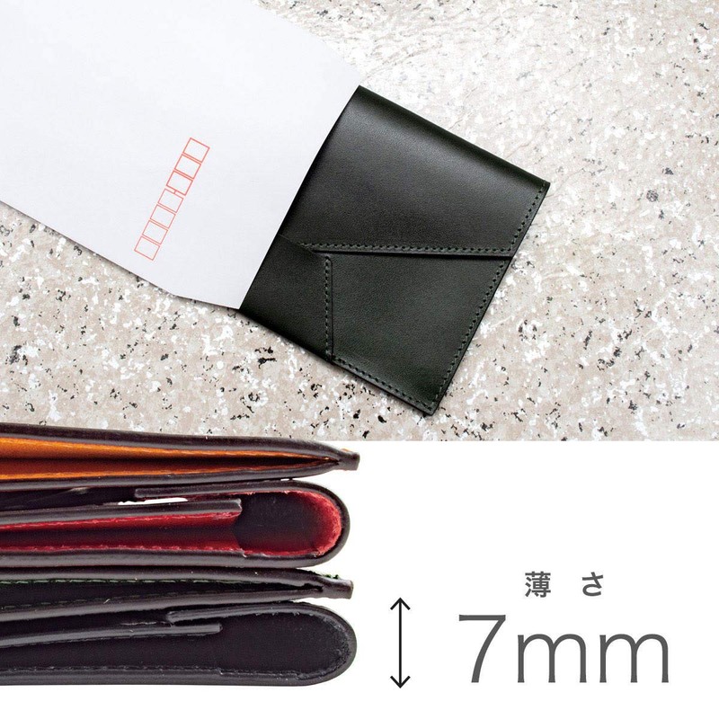 Dom Teporna Single-Piece Leather Bill Compartment No Coin Pocket Long