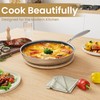 YRenZ Non Stick 18/10 Stainless Steel Frying Pan – 12