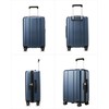 LUGGEX Carry On Luggage 22x14x9 Airline Approved, 100% PC Hard