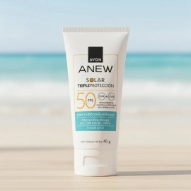 Anew Tripleproteccion Solar Avon Mate Color