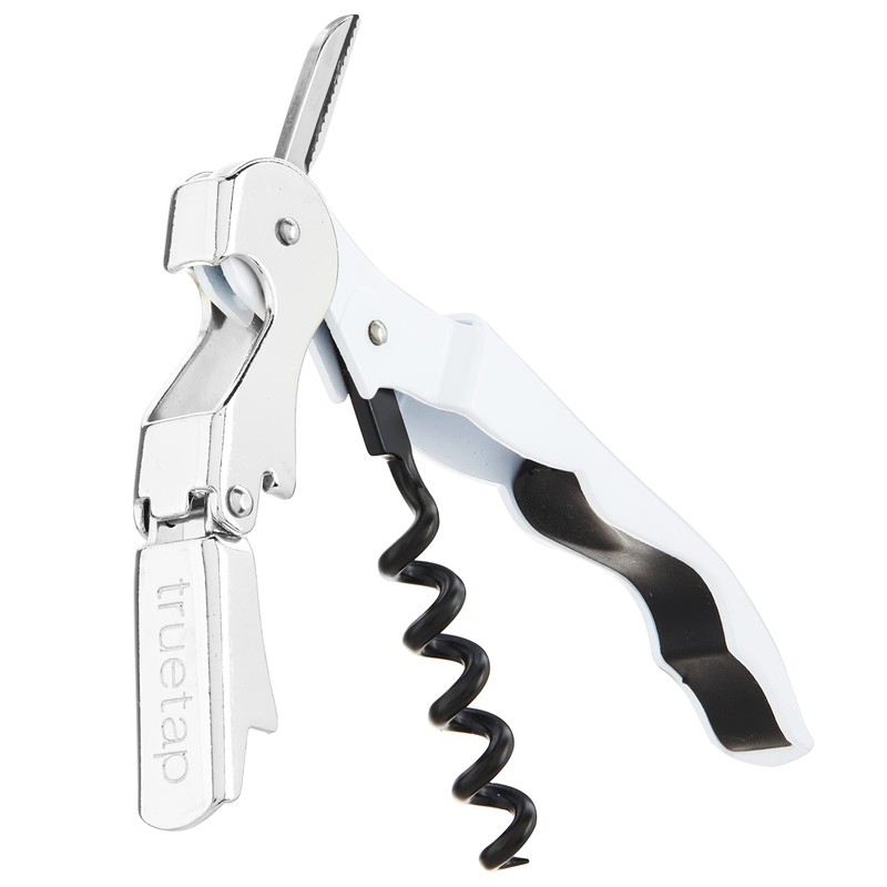 True Fabrications 2228 TF Doubled Hinged Corkscrew, White, Small