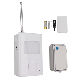 Wireless Doorbell with 1 Transmitter and 1 Receiver Flash LED Light One Button Caregiver Pager