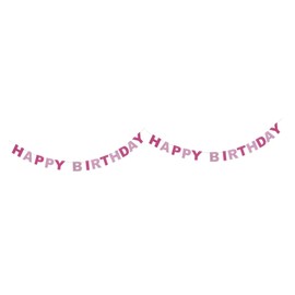 jojofuny 2pcs Birthday Party Bunting Wedding Bunting Tool Vintage Style Banner Non-Woven Flags 10