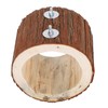 Bird Tree Hole Nest Small Pet Natural Wooden Toy Hideaway