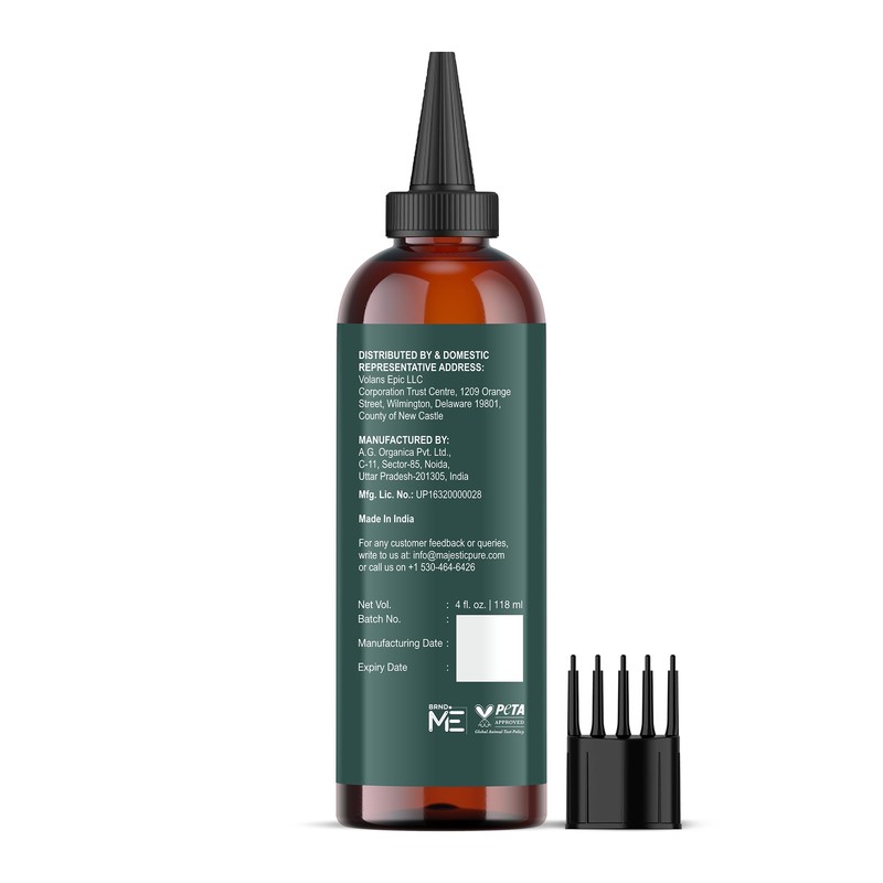Majestic Pure 100% Pure Rosemary Oil for Hair Growth -