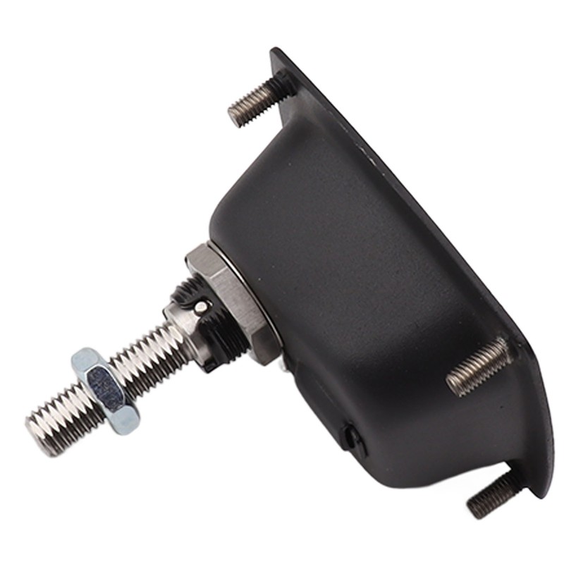 T Handle Door Latch 4x6mm Hole Spacing Zinc Alloy Folding