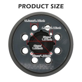 Sanding Pads for Dewalt Random Orbital Sander Pads, 4 Screw Holes, 8 Holes, Orbital Sanding Discs, Sanding Pads for DEWALT DWE6421 6421K DWE6423K High Speed Polishing, Pack of 2