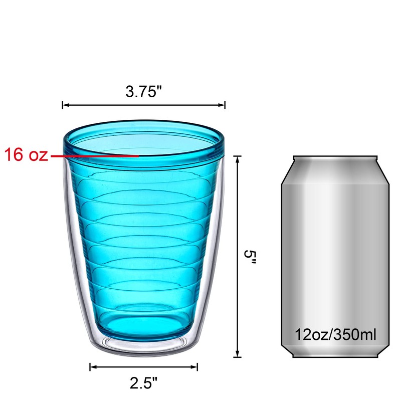 Amazing Abby - Alaska - 16-Ounce Insulated Plastic Tumblers (Set
