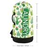 Cactus Laundry Bag Backpack with Dirty Clothes Organizer Extra Large