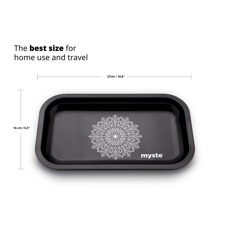 MYSTE Rolling Tray 27 cm x 16 cm (Mandala)