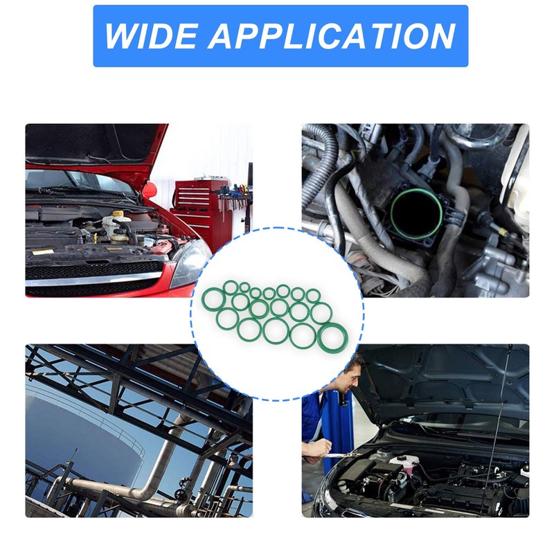 DIANN 270pcs O Ring Kit Rubber 18 Sizes O-Ring Car