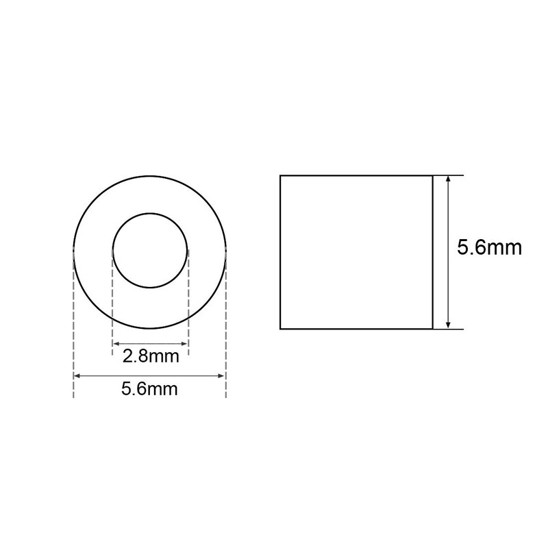 uxcell Aluminum Wire Rope Stop Sleeve Round Cable Ferrule Loop