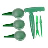 Kisangel 2 Sets Garden Spreader Grass Dispenser Hand Spreader Gardening