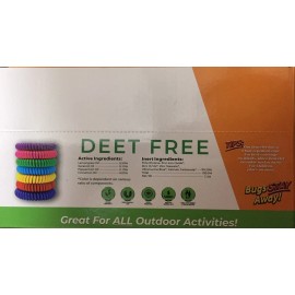 Green Shield Natural Scented Deet Free Wristbands One Size Fits All (Pack of 36)