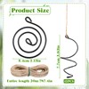 Xelsluthe 12 Pcs Air Plants Live Holders with Jute Ropes,
