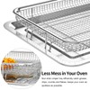 Air Fryer Basket, OPENICE 2 Set Air Fryer Pan and