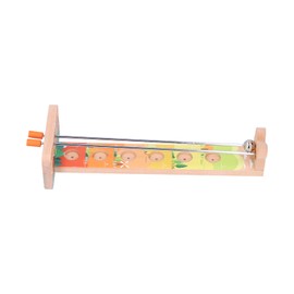 Children Wooden Balance Bead Guide Rail Toy ParentChild Interactive Educational Toy(Farm )