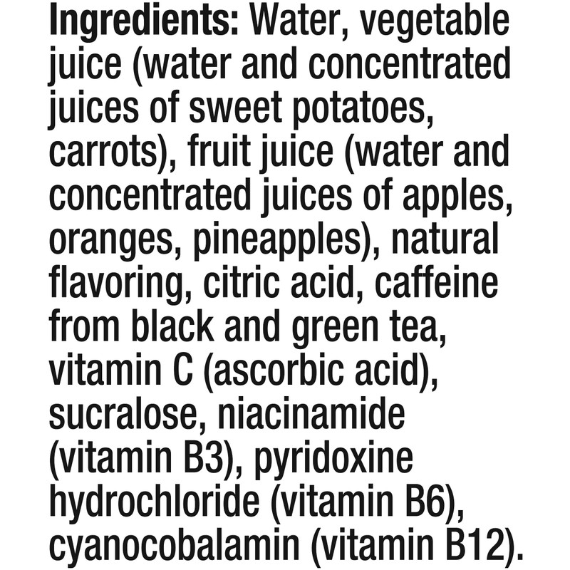 V8 +Energy, Healthy Energy Drink, Natural Energy from Tea, Orange