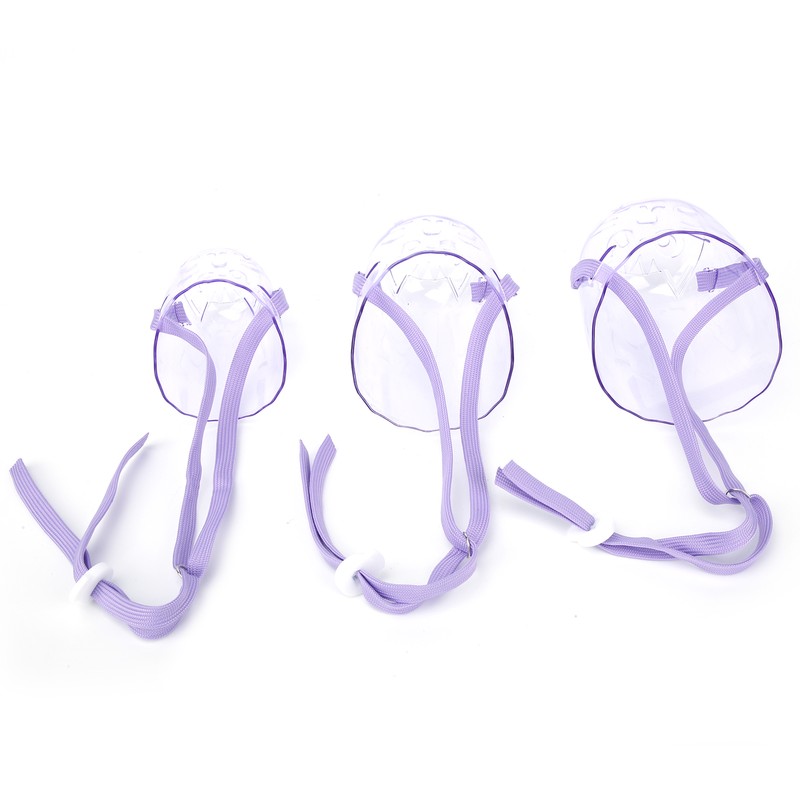 3pcs Cat Dog Muzzle AntiBite Cat Mouth Cover Breathable Transparent