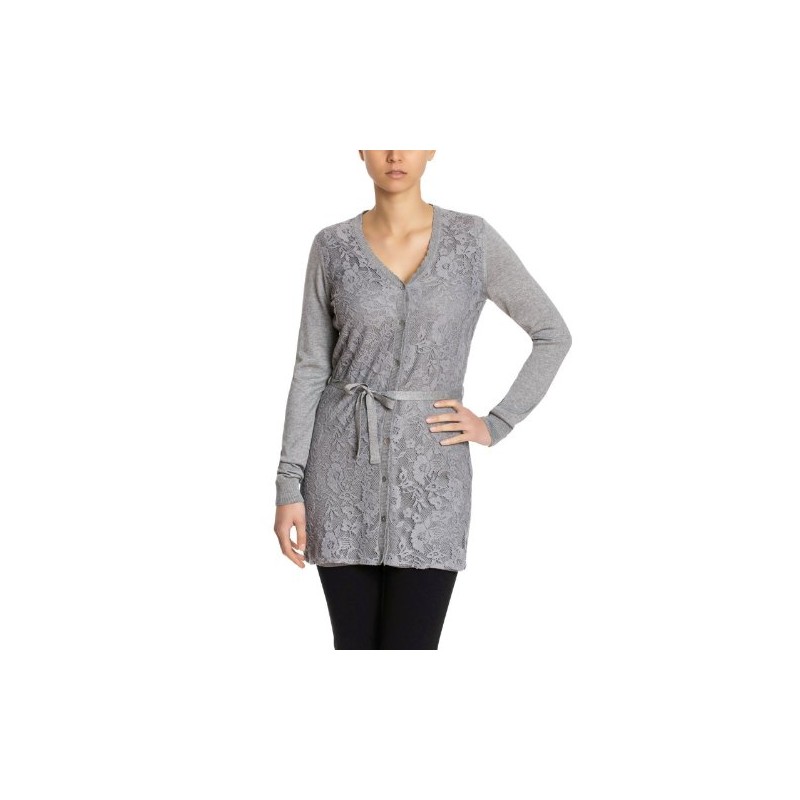 Vive Maria Women's Bohamien Wool Cardigan, grey mixed