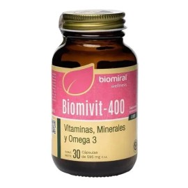 Biomivit-400 / Vitaminas, Minerales / C/30 Caps Biomiral