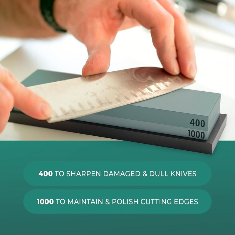 Sharp Pebble Premium Whetstone Knife Sharpening Stone 2 Side Grit