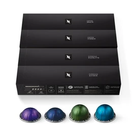 Nespresso Capsules Vertuo, Intense Variety Pack, Dark Roast Coffee, 40-Count Coffee & Espresso Pods, Brews 7.8oz. and 1.35oz