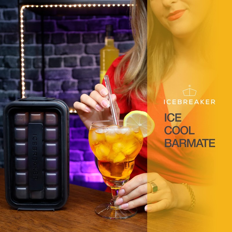 ICEBREAKER Pop 2.0 Ice Cube Tray with Lid - Make