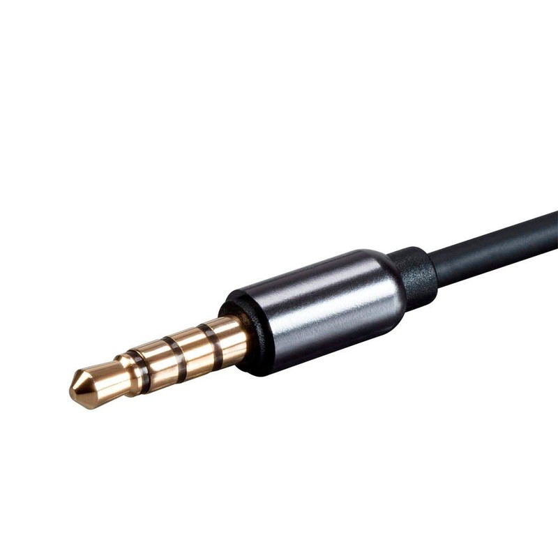 Monoprice - 124437 Onyx Series Auxiliary 3.5mm TRRS Audio &