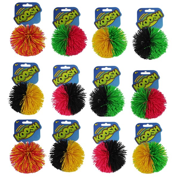 Star Magic Koosh Balls Multi-Color Gift Set Bundle - 12 Pack by Koosh
