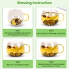 Dandelion Wolfberry Tea Organic, Chinese Traditional Seven Natural Herbs Formula
