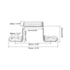 TA-VIGOR U Shaped Connector Bracket 22 x 27mm 304 Stainless